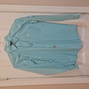 Boys Ariat Western Button Down